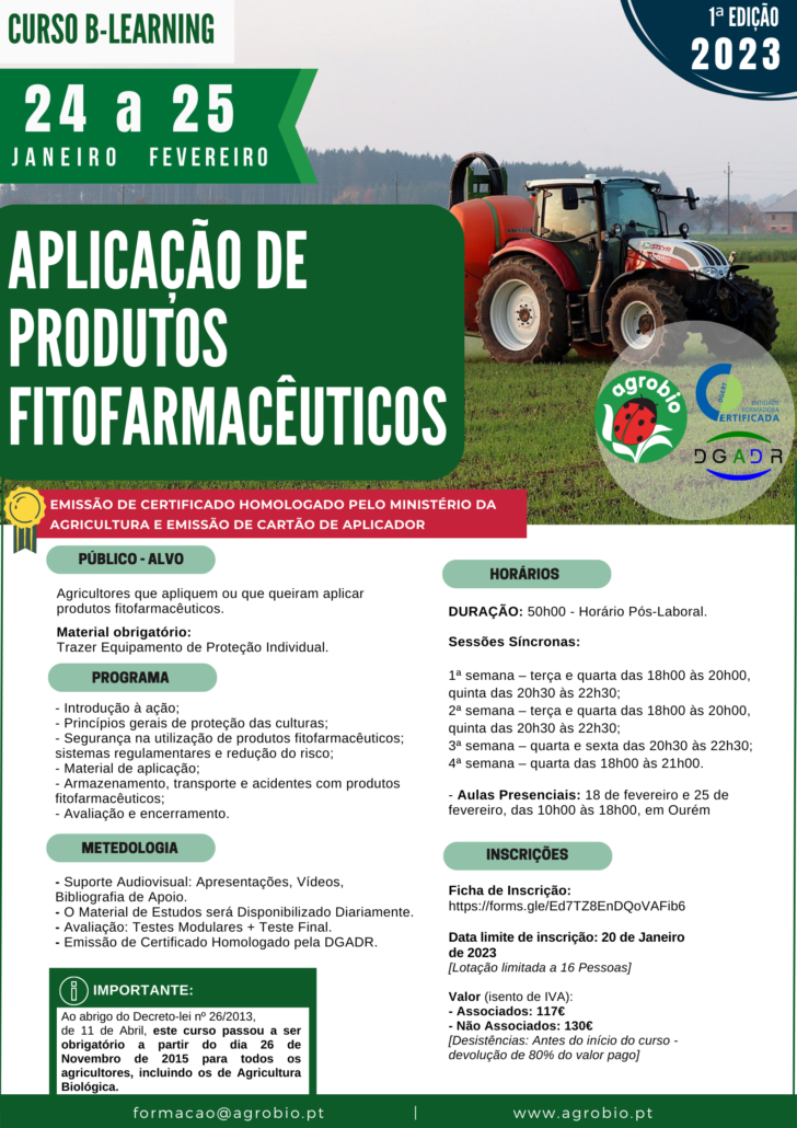 Agricultura biológica; Produtos Fitofarmacêuticos