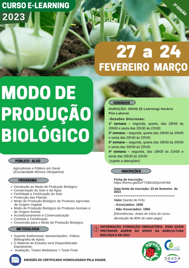 Agricultura biológica; Saúde ; Modo de Produção Biológico;