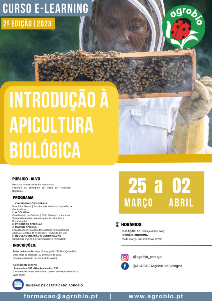AGROBIO, Agricultura biológica; Apicultura Biológica