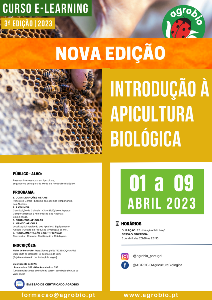 Nova Edição de Introdução à Apicultura Biológica - 3ª Edição - 2023
